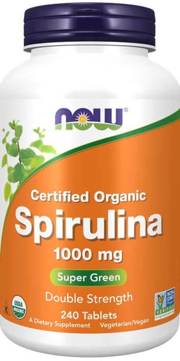 NOW Foods - Spirulina, 1000mg - 240 tabs