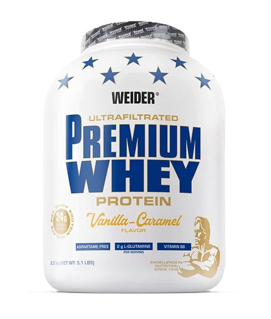 Weider - Premium Whey, Vanilla Caramel - 2300g