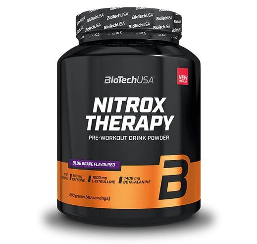 BioTechUSA - Nitrox Therapy, Blue Grape - 680g