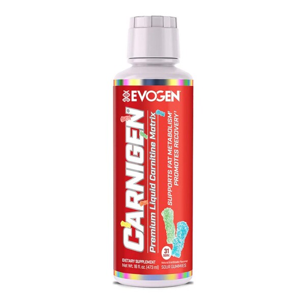 Evogen - Carnigen Liquid, Sour Gummies - 473 ml.