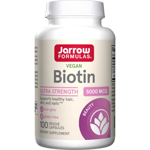 Jarrow Formulas - Biotin, 5000mcg - 100 vcaps
