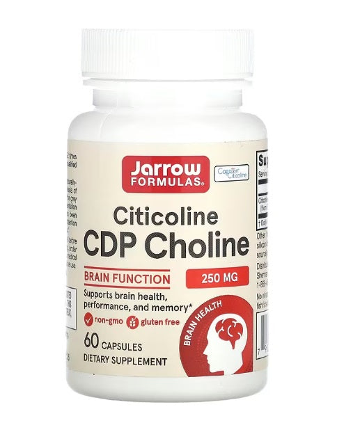 Jarrow Formulas - Citicoline CDP Choline, 250mg - 60 caps