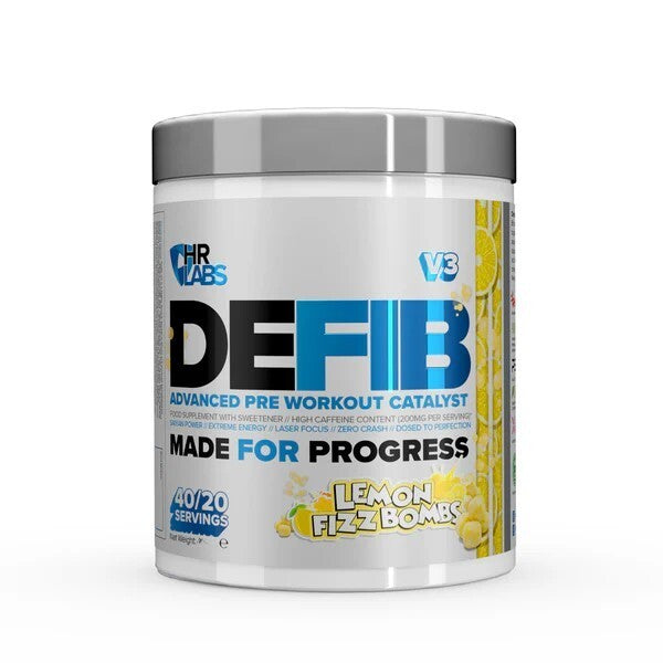 HR Labs Defib V3 Advanced Pre Workout Catalyst Lemon Fizz Bombs - 440g