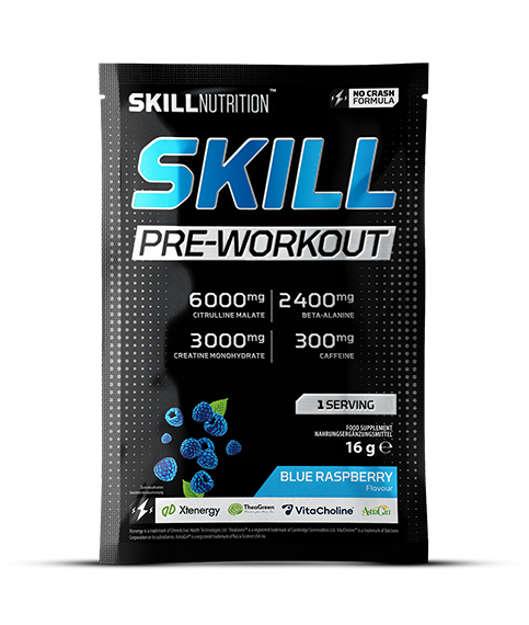 Skill Nutrition - Skill Pre-Workout, Blue Raspberry - 16g (1 serving)