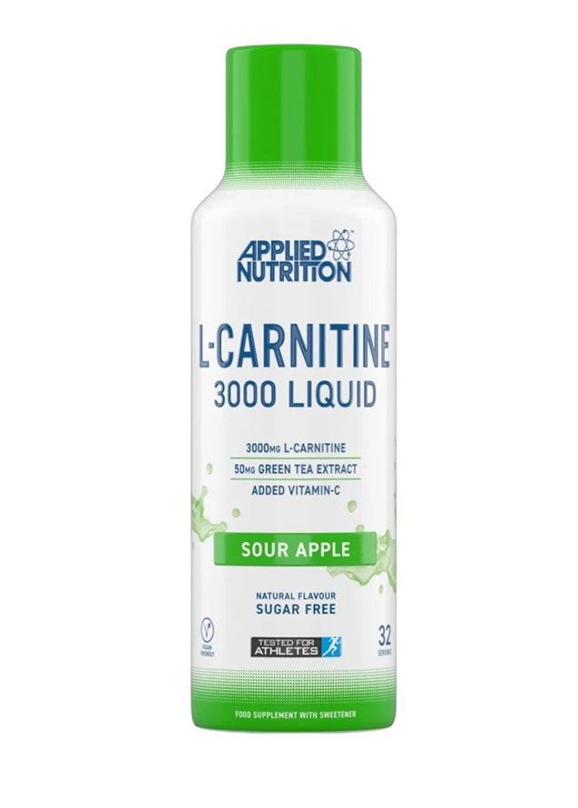 Applied Nutrition L-Carnitine Liquid 3000 Sour Apple - 480 ml.