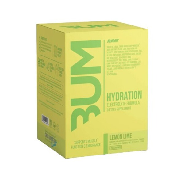 Raw Nutrition Bum Hydration Lemon Lime - 20 x 5.8g
