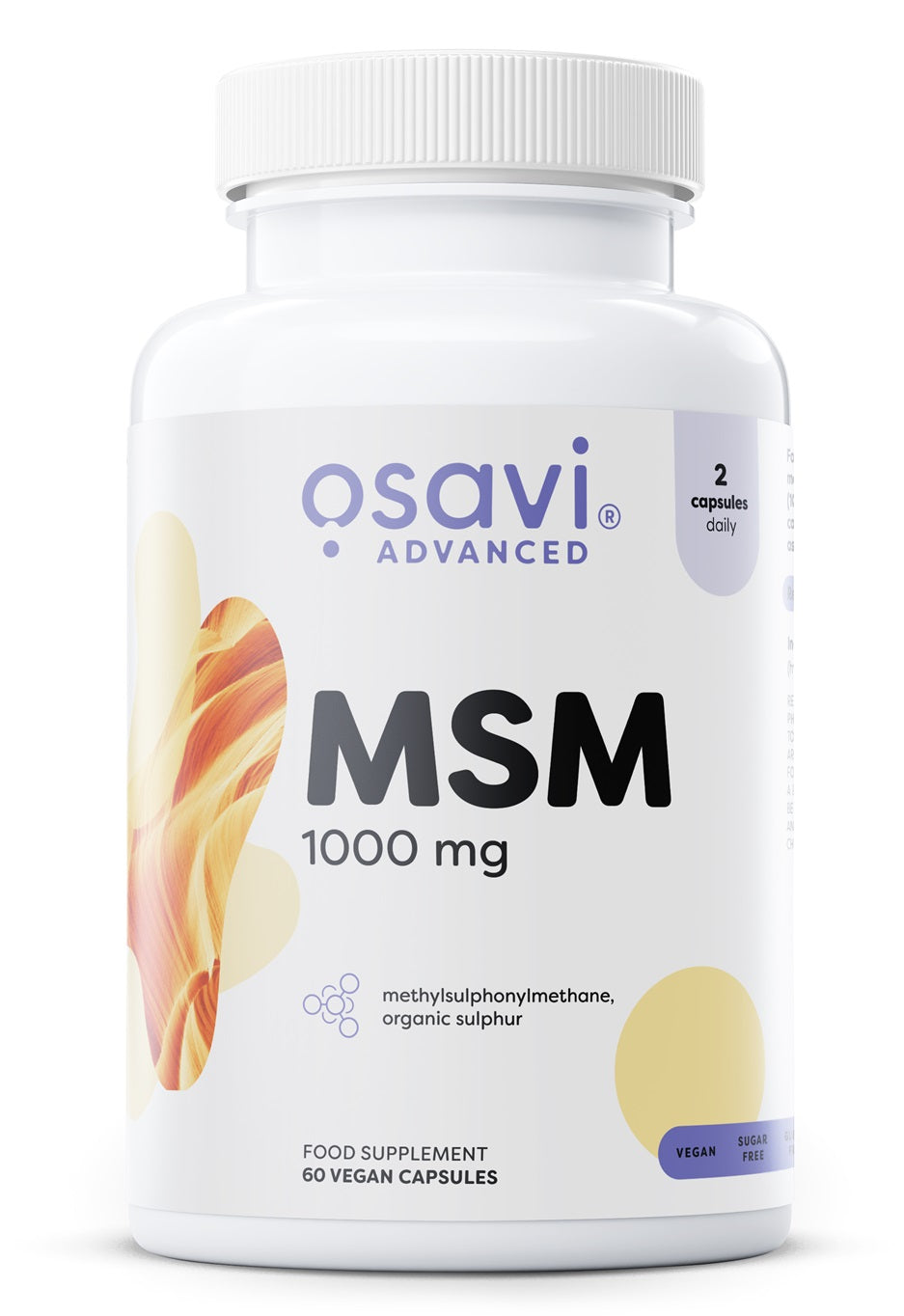 Osavi - MSM, 1000mg - 60 vcaps