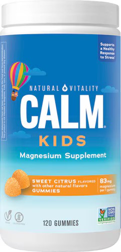 Natural Vitality Calm Kids Gummies Sweet Citrus - 120 gummies