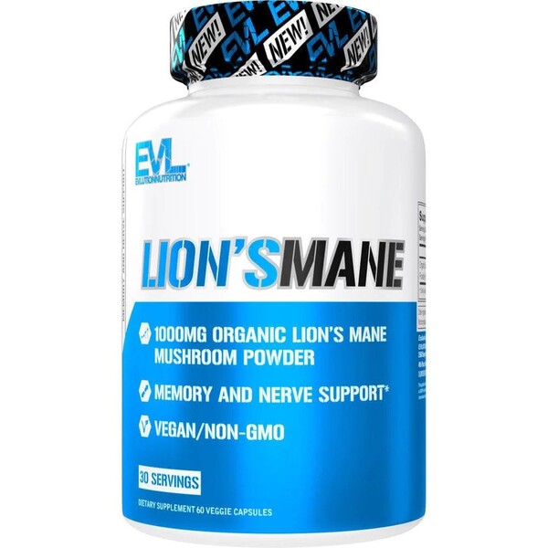 EVLution Nutrition Lion's Mane Capsules 60 vcaps