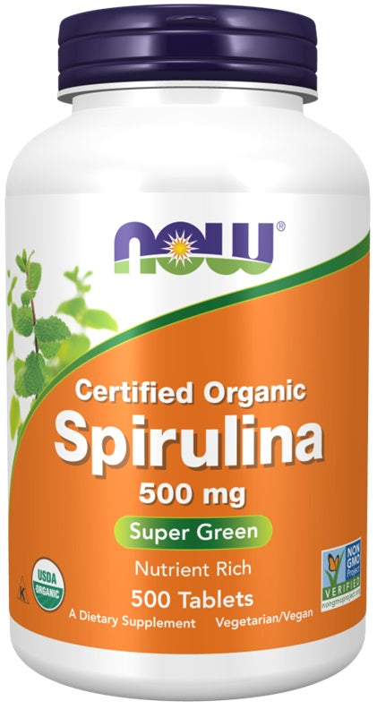 NOW Foods - Spirulina, 500mg - 500 tabs