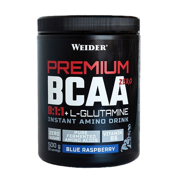 Weider - Premium BCAA Zero, Blue Raspberry - 500g