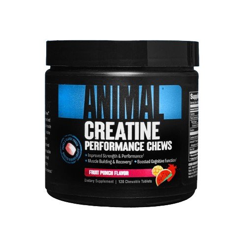 Animal Creatine Chews Fruit Punch 120 chewable tablets