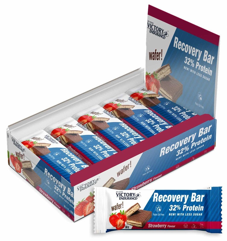 Weider - Joe Weider Victory Endurance Recovery Bar, Strawberry - 12 x 50g