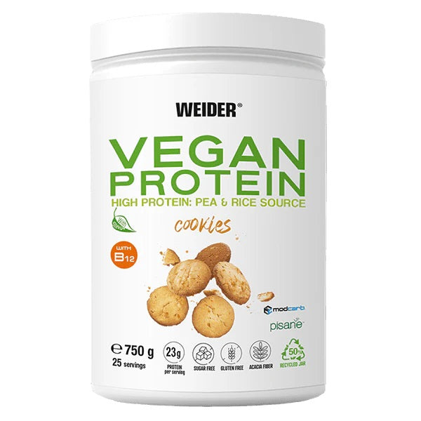 Weider - Vegan Protein, Cookies - 750g