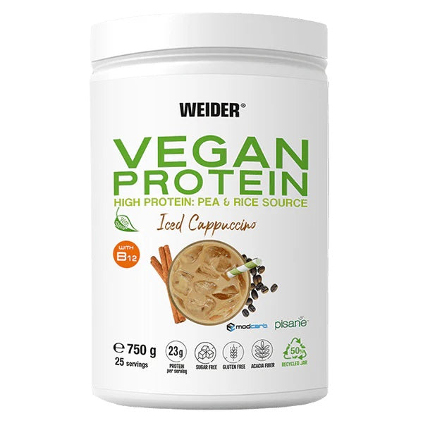 Weider - Vegan Protein, Iced Cappuccino - 750g