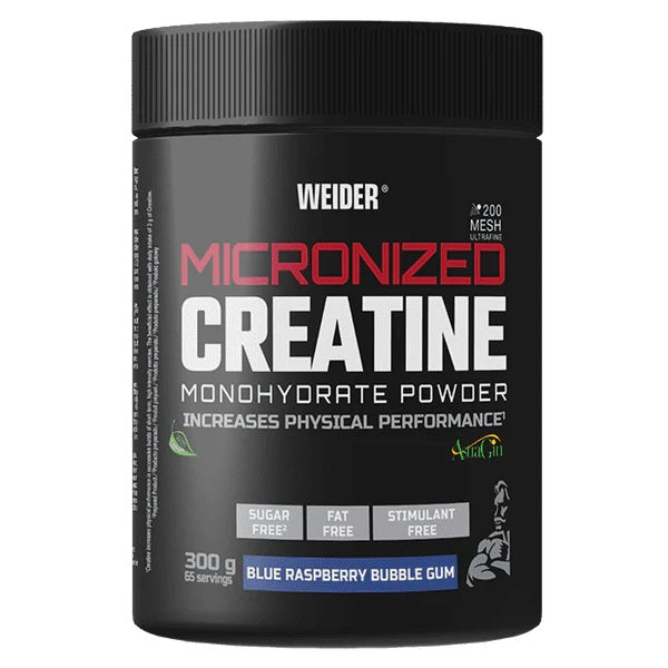 Weider - Micronized Creatine, Blue Raspberry Bubble Gum - 300g