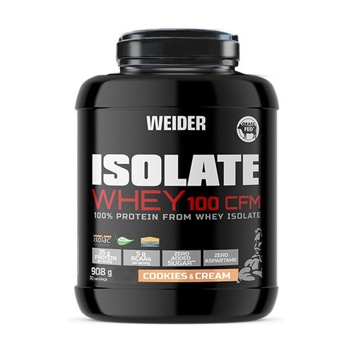 Weider - Isolate Whey 100 CFM, Cookies & Cream - 908g