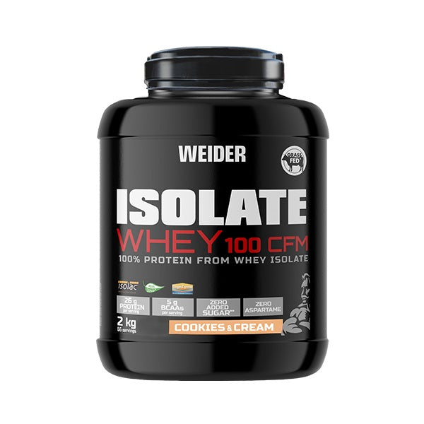Weider - Isolate Whey 100 CFM, Cookies & Cream - 2000g
