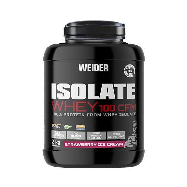 Weider - Isolate Whey 100 CFM, Strawberry Ice Cream - 2000g