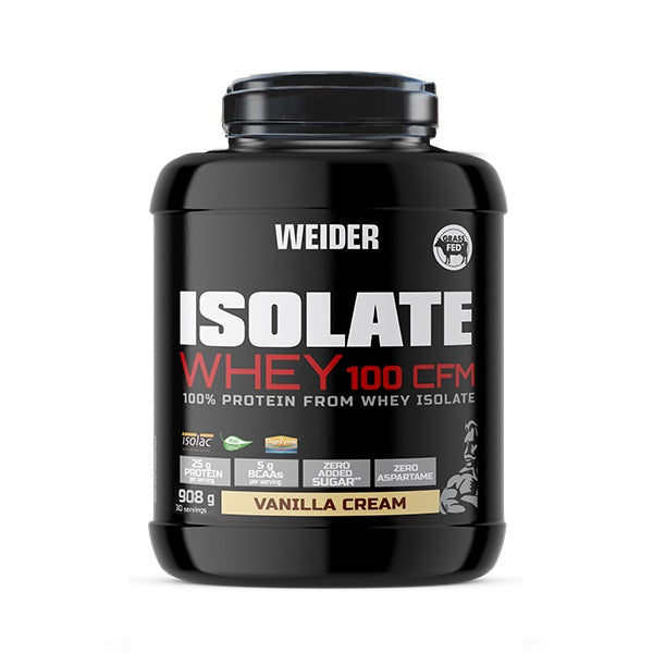 Weider - Isolate Whey 100 CFM, Vanilla Cream - 908g