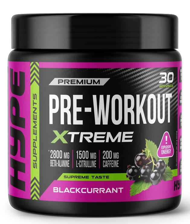 Hype Pre-Workout Xtreme Blackcurrant - 300g
