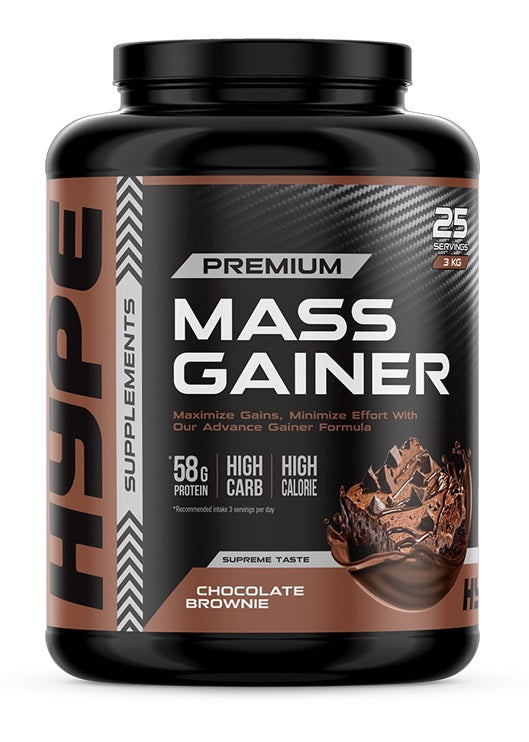 Hype Mass Gainer Chocolate Brownie - 3000g