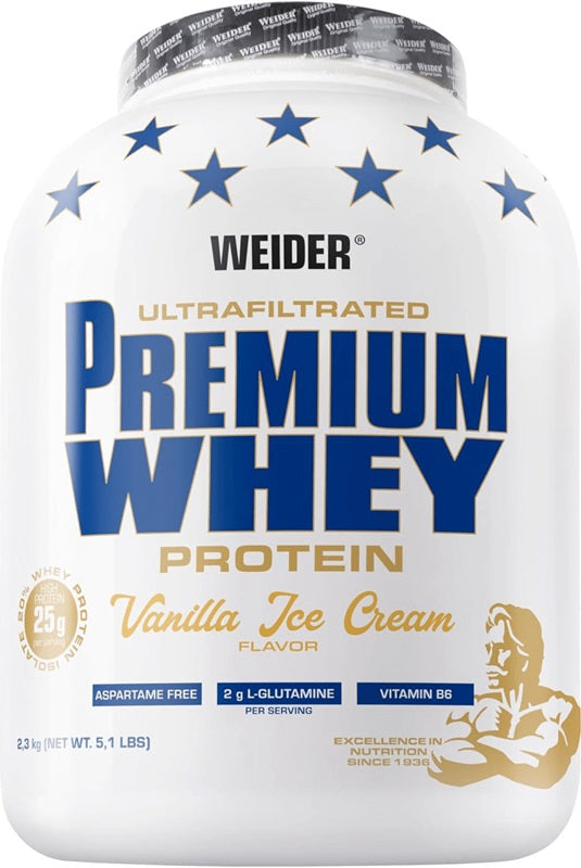 Weider - Premium Whey, Vanilla Ice Cream - 2300g