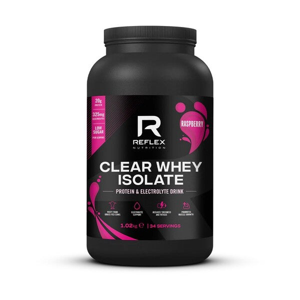 Reflex Nutrition Clear Whey Isolate Raspberry - 1020g