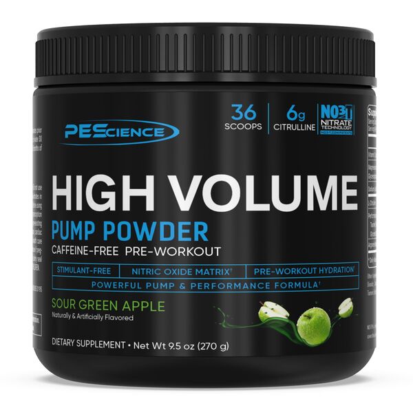 PEScience High Volume (New Formula) Sour Green Apple - 270g