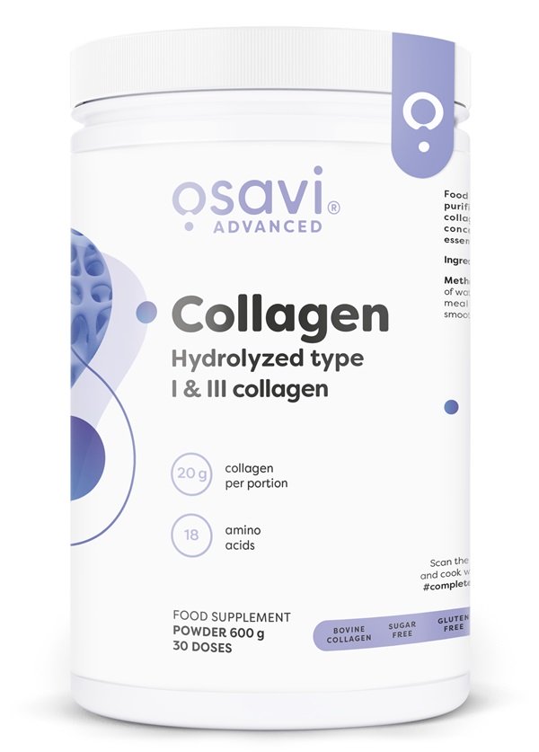 Osavi - Collagen Hydrolysed Type I & III, Unflavoured - 600g