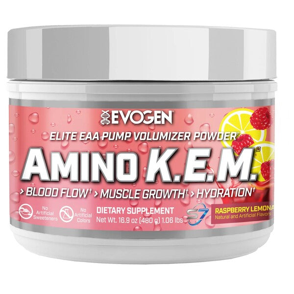 Evogen - Amino K.E.M. EAA, Raspberry Lemonade - 480g