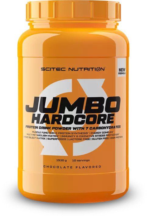 SciTec - Jumbo Hardcore, Chocolate - 1530g