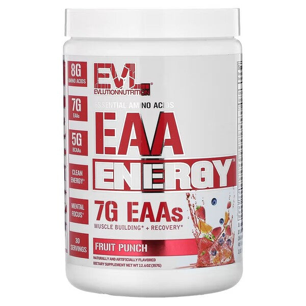EVLution Nutrition EAA Energy Fruit Punch - 357g