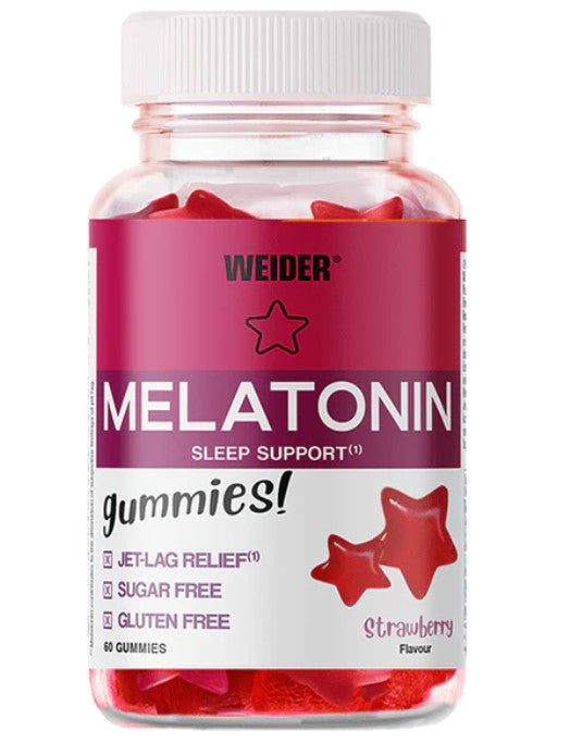 Weider - Melatonin, Strawberry - 60 gummies
