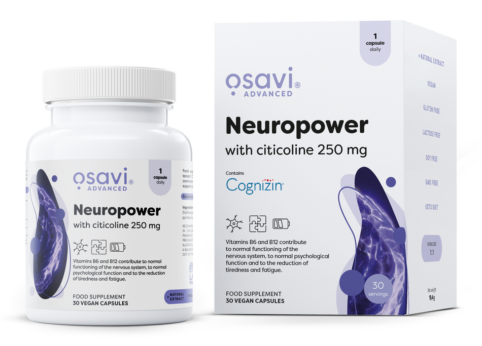 Osavi - Neuropower with Citicoline, 250mg - 30 vegan caps