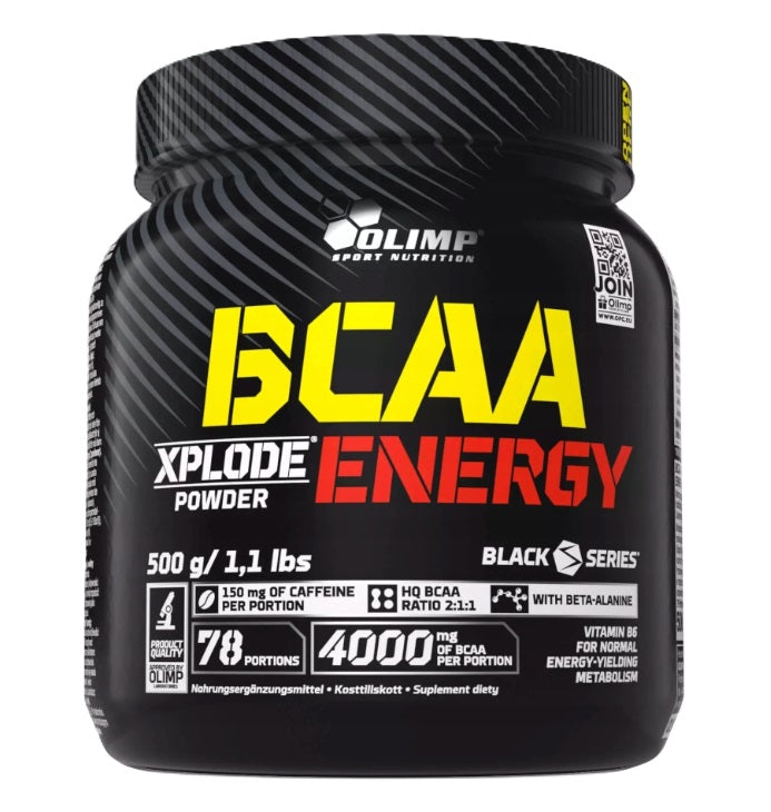 Olimp Nutrition - BCAA Xplode Energy, Fruit Punch - 500g