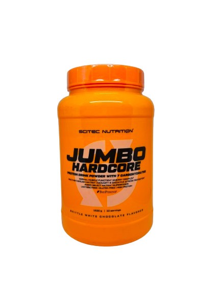 SciTec - Jumbo Hardcore, Brittle White Chocolate - 1530g