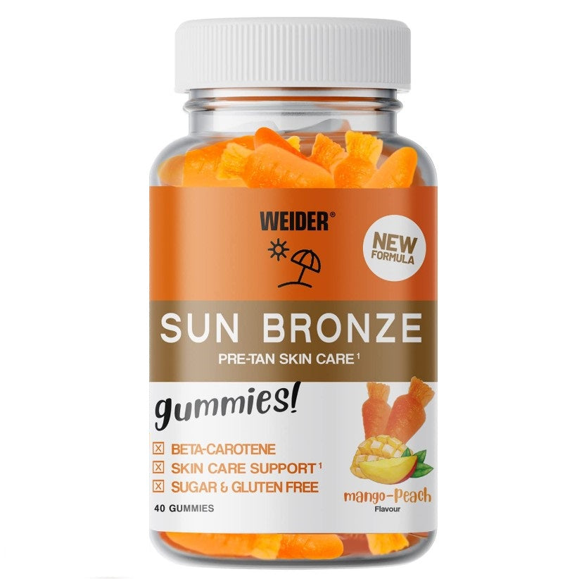 Weider - Sun Bronze Gummies, Mango Peach - 40 gummies