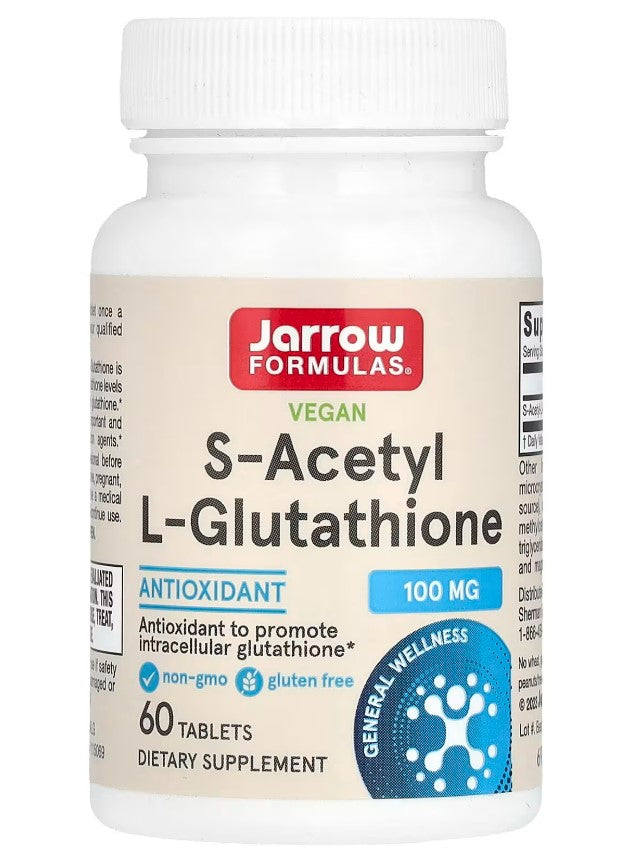 Jarrow Formulas - S-Acetyl L-Glutathione, 100mg - 60 tabs