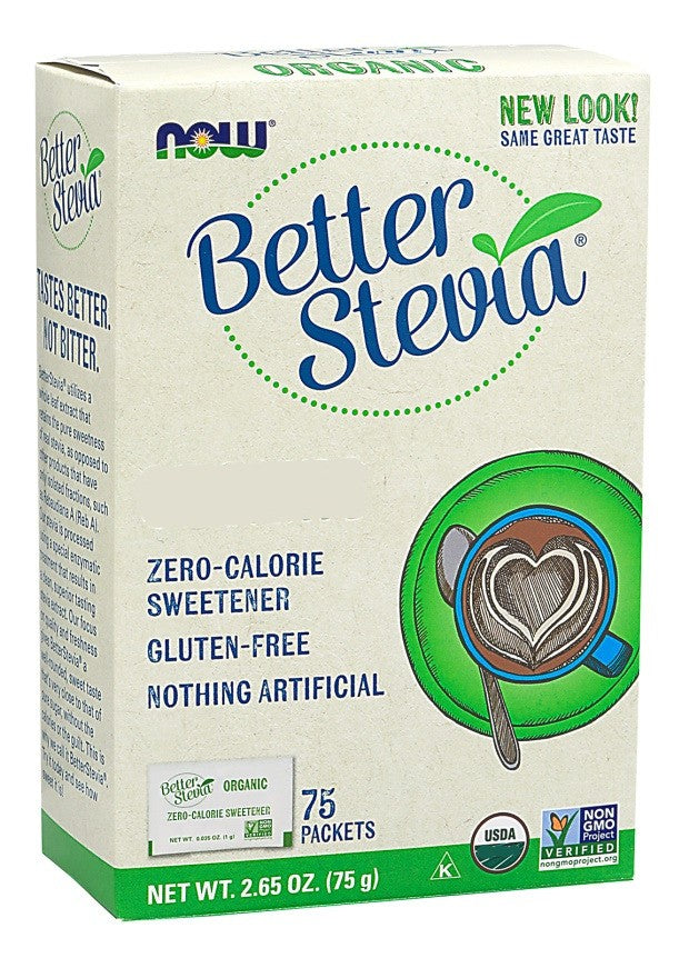 NOW Foods - Better Stevia Packets - 75 packets