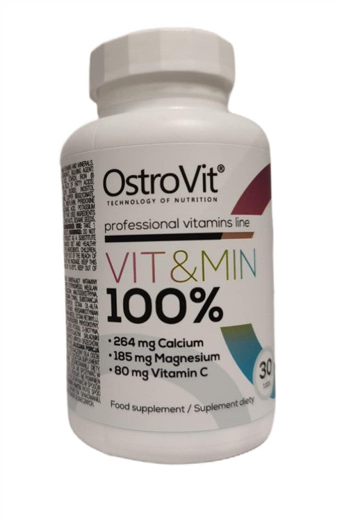 OstroVit - Vit&Min 100% - 30 tablets