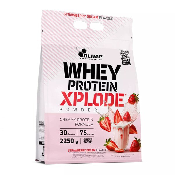 Olimp Nutrition - Whey Protein Xplode, Strawberry Dream - 2250g