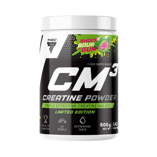 Trec Nutrition - CM3 Powder - Limited Edition, Shock Sour Gum - 500g