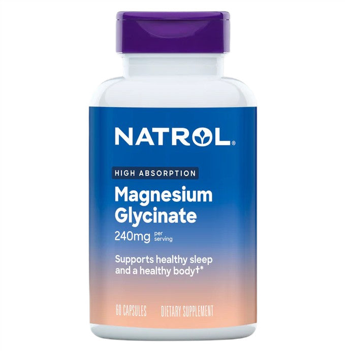 Natrol High Absorption Magnesium Glycinate 240mg - 60 caps
