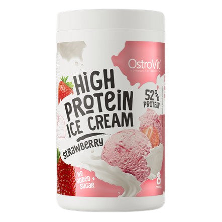 OstroVit - High Protein Ice Cream, Strawberry - 400g