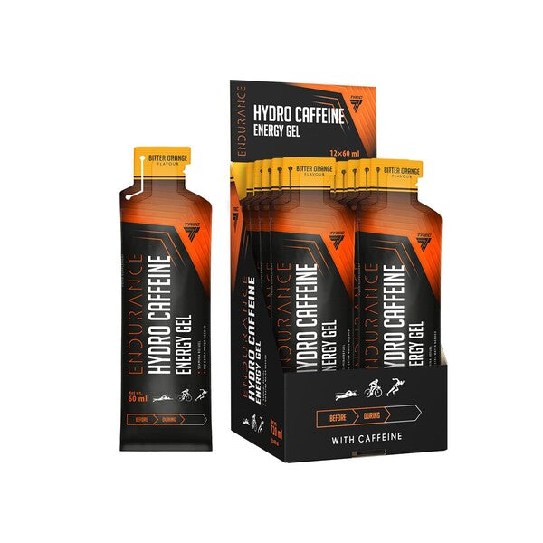 Trec Nutrition - Endurance Hydro Caffeine Energy Gel, Bitter Orange - 12 x 60 ml.