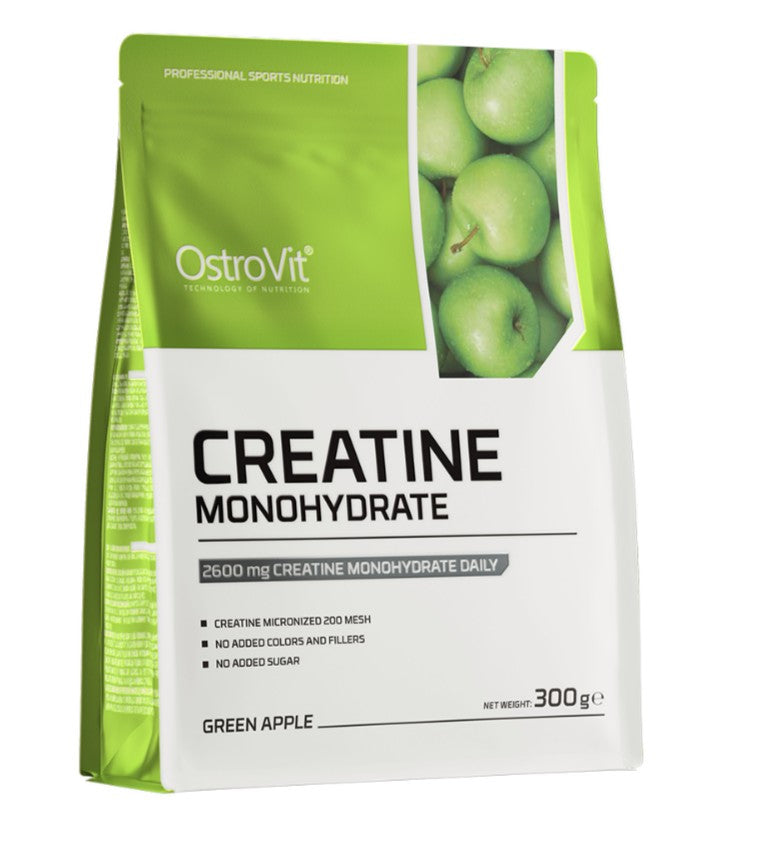 OstroVit - Creatine Monohydrate, Green Apple - 300g