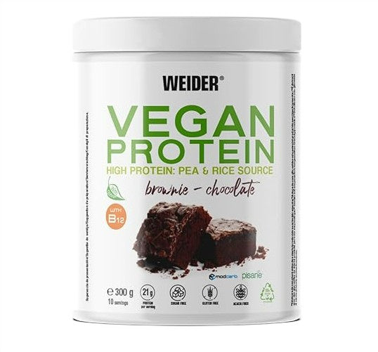 Weider - Vegan Protein, Brownie Chocolate - 300g