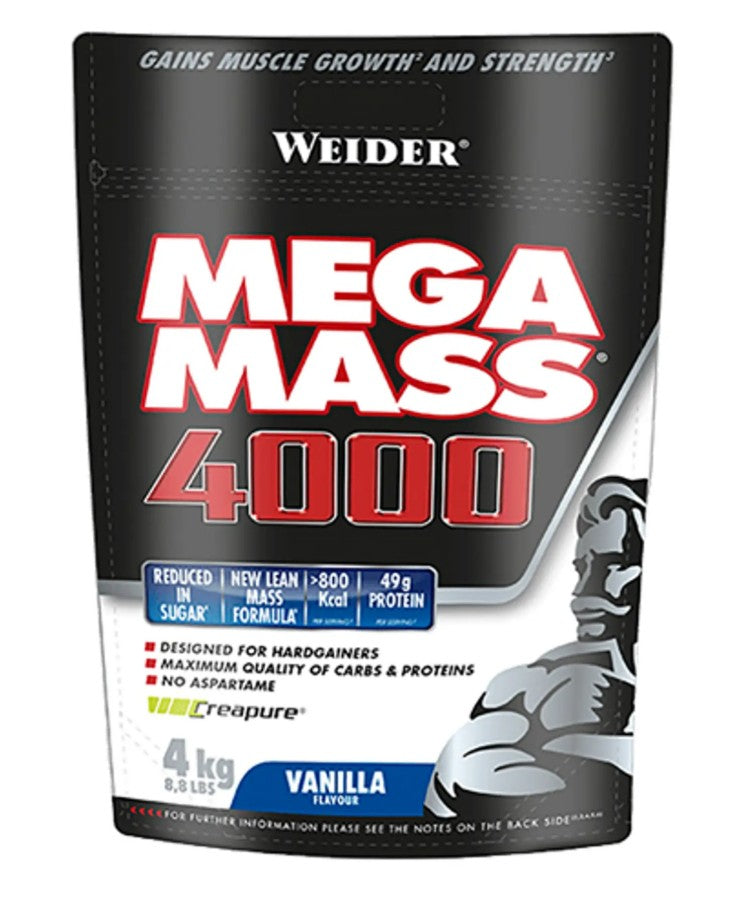 Weider - Mega Mass 4000, Vanilla - 4000g