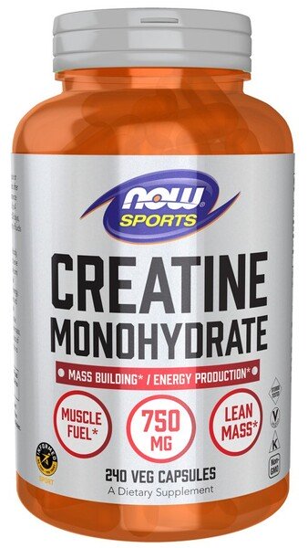 NOW Foods - Creatine Monohydrate, 750mg - 240 vcaps